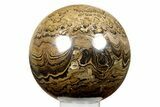 Huge Polished Stromatolite (Greysonia) Sphere - Bolivia #264393-2